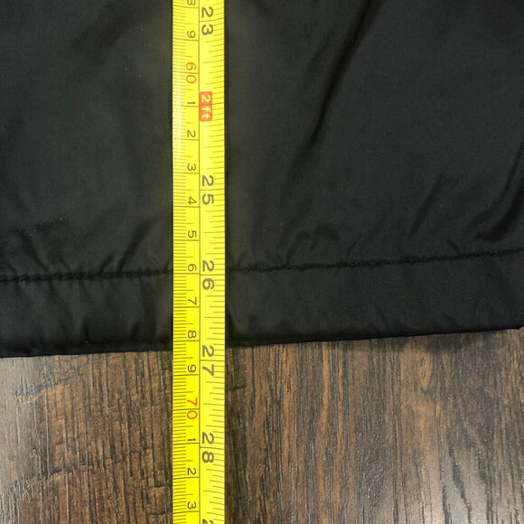 Fox Fam Size Small Black Nylon Snap Front Jacket Windbreaker - Picture 6 of 10